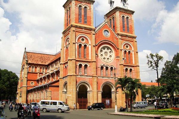 Grand cathedral in Ho Chi Minh city shore excursions