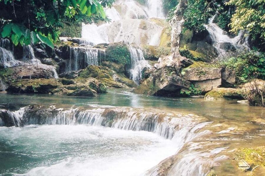 Mo Waterfall in Quang Yen village with Vietnam shore excursions (1)