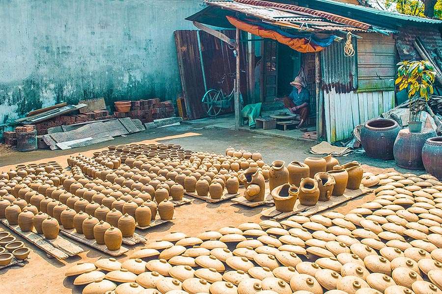 Pottery village in Hoi An shore excursions