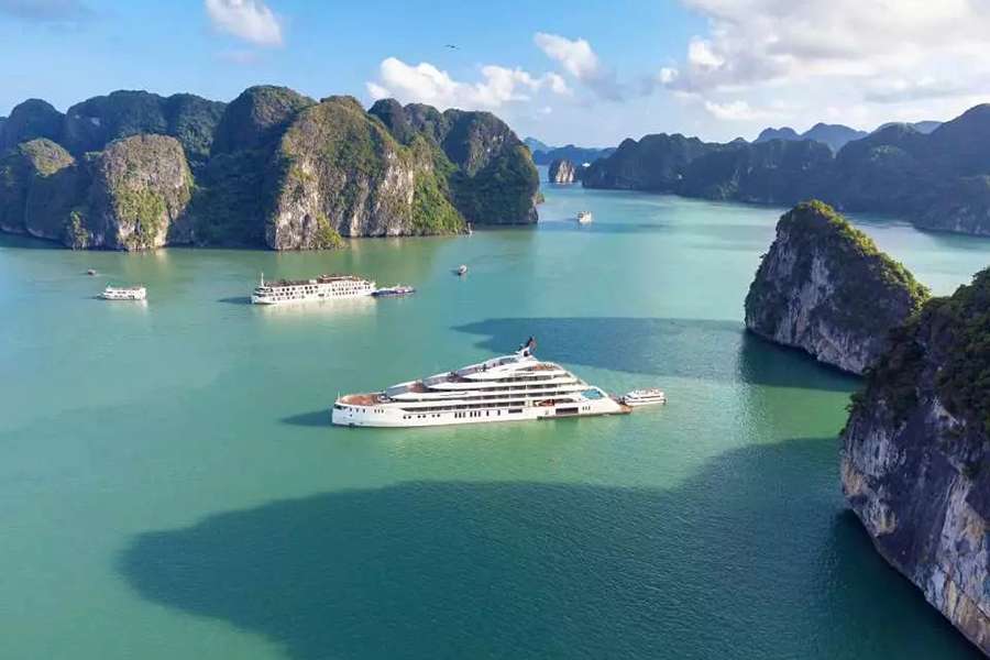 Scenic Boat Cruises- Halong Bay shore excursions