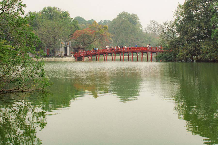 The Huc Bridge - Hanoi shore excursions