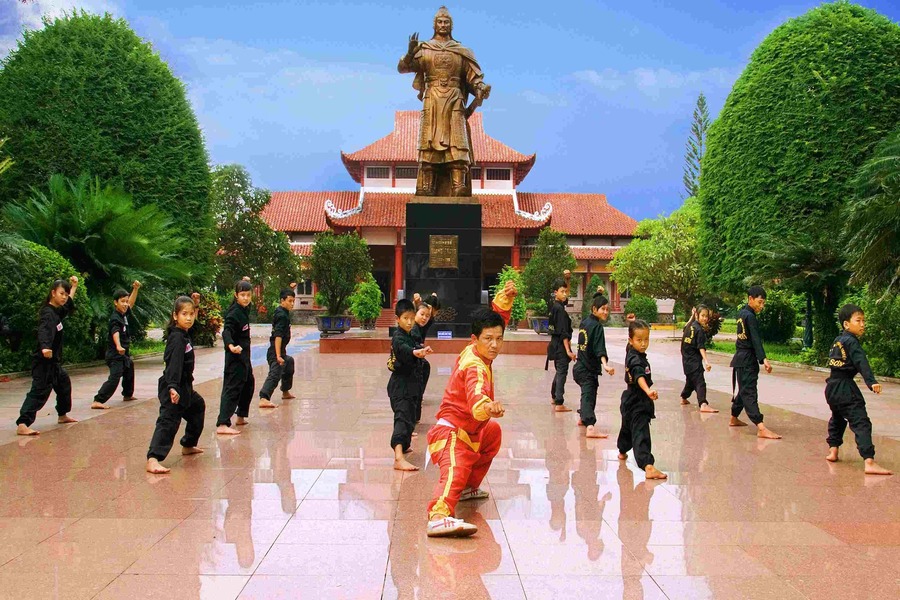 the Vietnamese offspring at Quang Trung Museum with Quy Nhon shore excursions